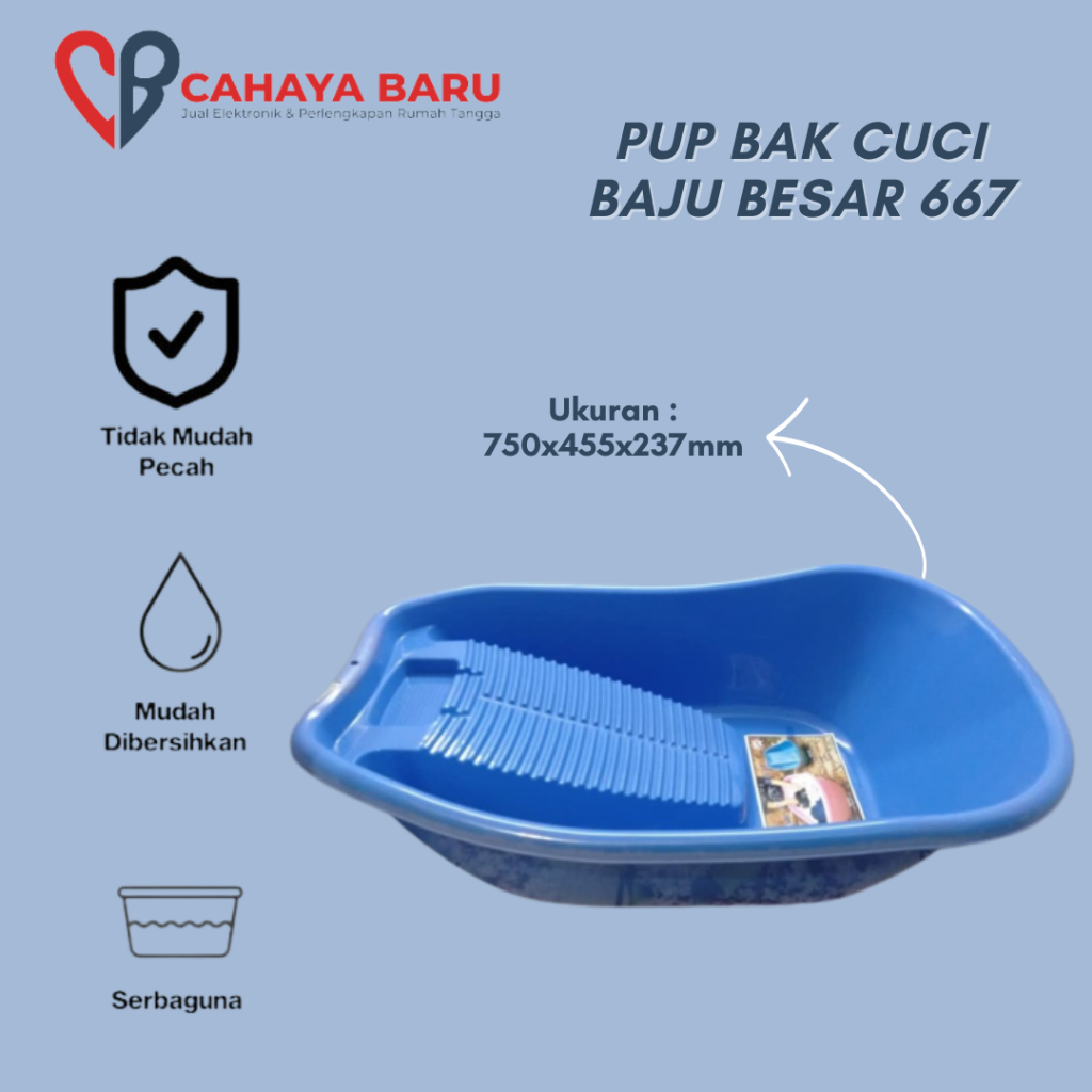 BAK CUCI BAJU BESAR 667