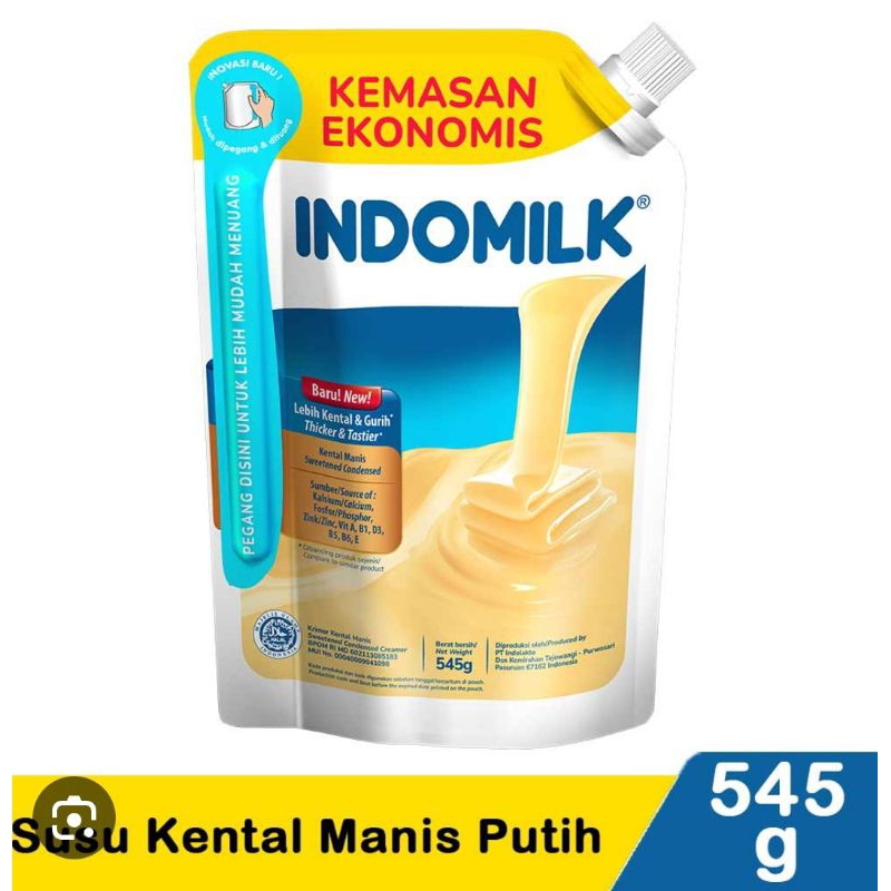 

SUSU KENTAL MANIS INDOMILK PUTIH 545 G