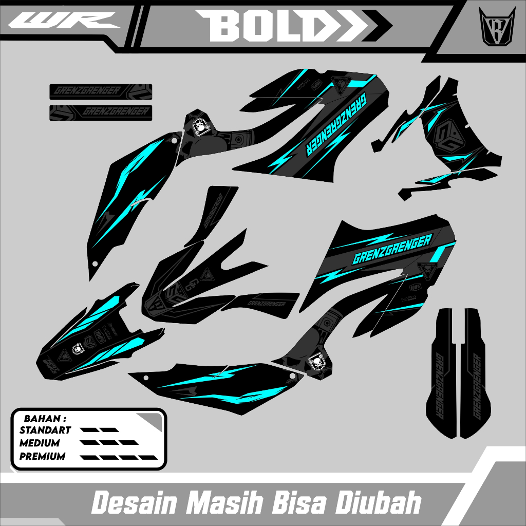 STICKER DECAL Trail YAMAHA WR 155 supermoto 28