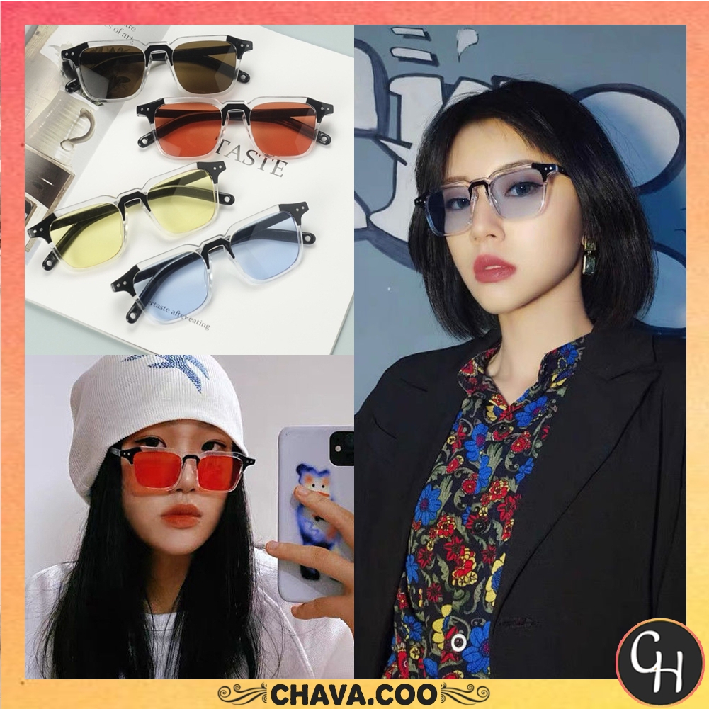 CHAVA | KC1234 Kacamata Model Kotak Fashion Korea Sunglasses Kaca mata Style New Trendy