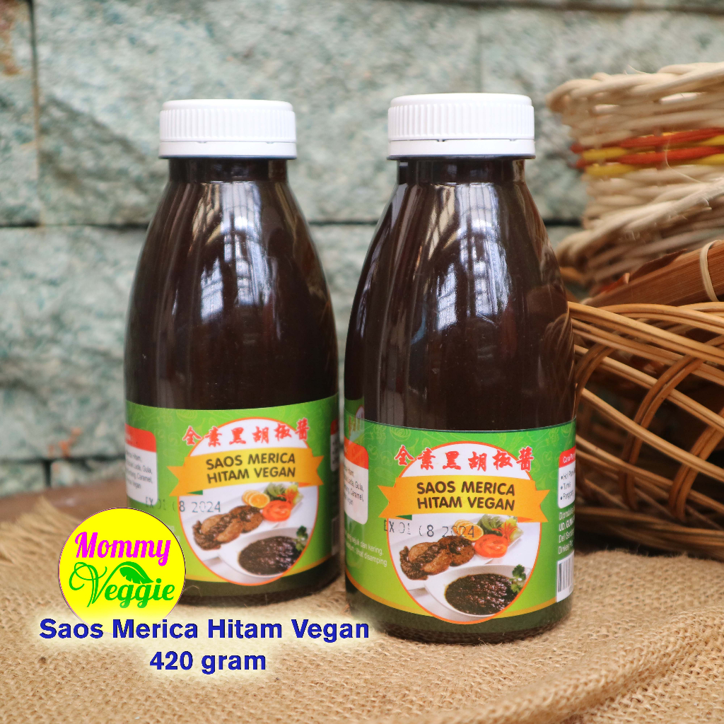 

Saos Lada Hitam Vegan | Saos Merica Hitam Vegan | 420 gram