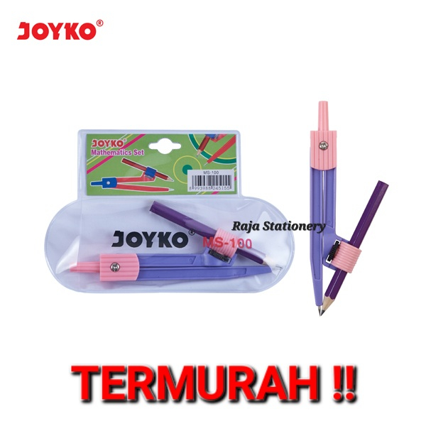 

Joyko Math Set Pencil Compass / Jangka Joyko Set Matematika MS-100
