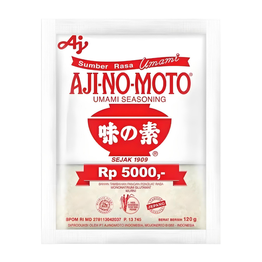 

Ajinomoto MSG Penyedap Rasa 5000 per Bungkus (Vetsin/Micin)