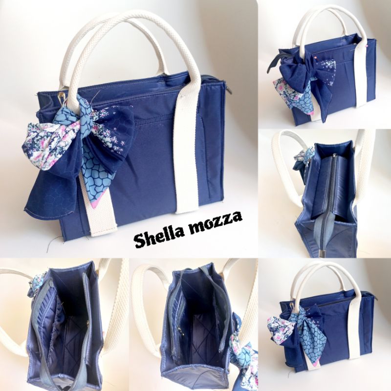 Iner Tas Kotak + Tali Handle (Putih Tulang)