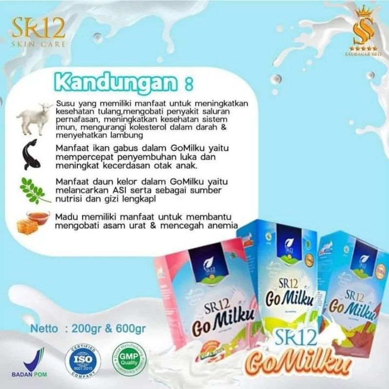 

Susu kambing Etawa SR12 Gomilku original