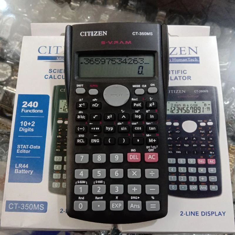 

kalkulator ilmiah citizen ct-350ms scientific