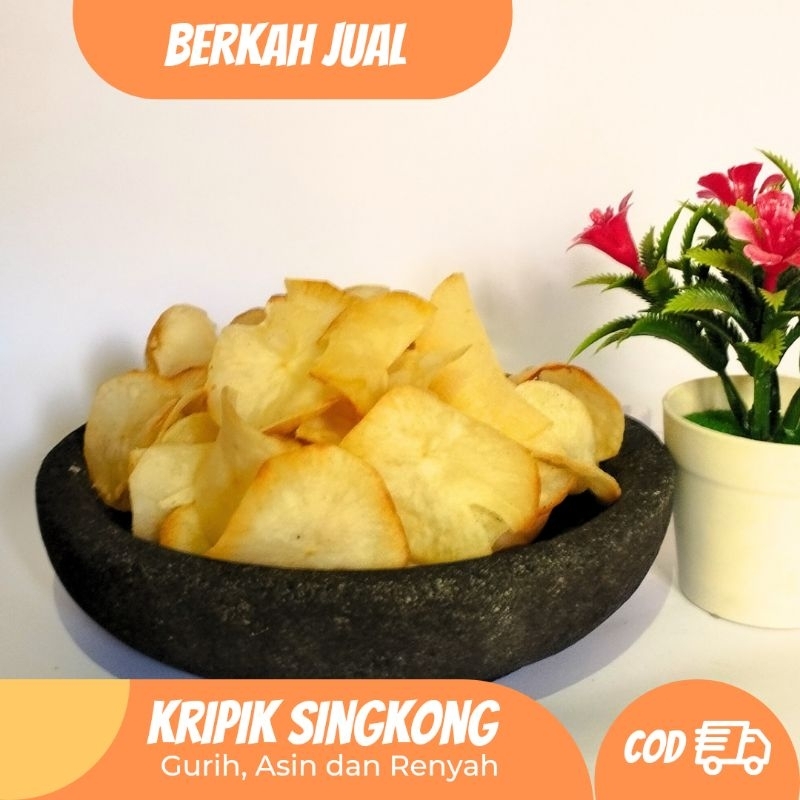 

KRIPIK SINGKONG ASIN GURIH, BERAT 500Gram /1 kg