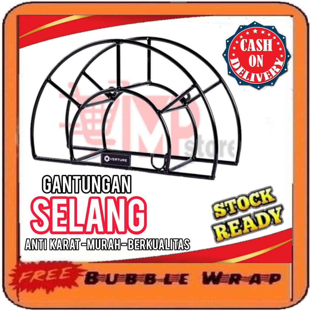 GULUNGAN SELANG AIR TAMAN BESI BESAR GANTUNGAN SELANG AIR TAMAN / DUDUKAN SELANG AIR RUMAH