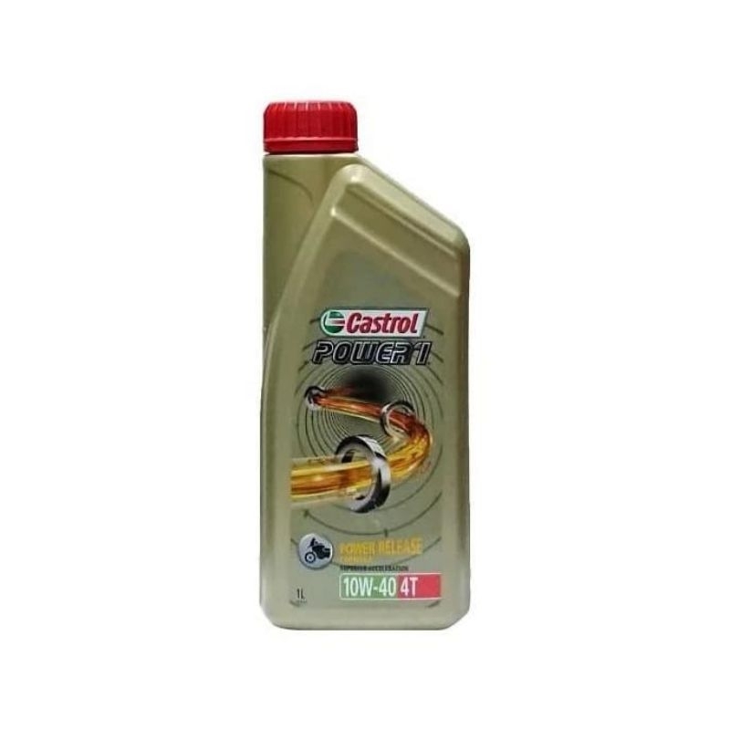 Oli mesin 4T Castrol 1Liter 10W-40 100% Original Castrol