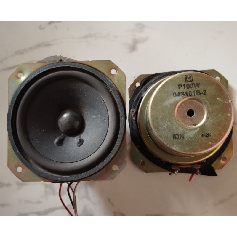 sepiker subwoofer bekas 4 inch
