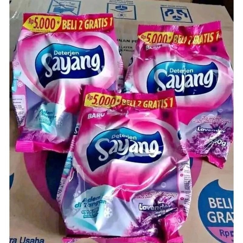 

SABUN CUCI BAJU SAYANG 260GR Ecer 5000