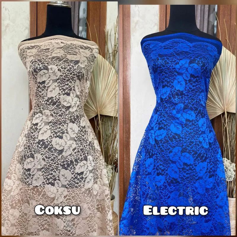 KAIN TILE BROKAT/KAIN BROKAT LACE CORNELI/BAHAN BROKAT METERAN/BAHAN KEBAYA