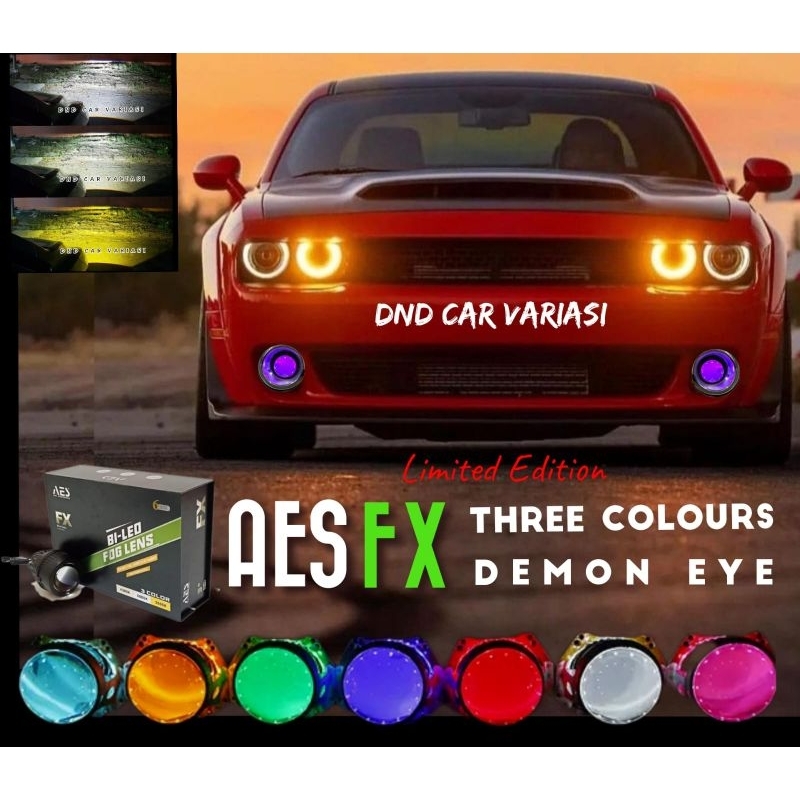 BILED FOGLAMP 3 WARNA ORIGINAL AES FX SUPER TERANG BUKAN Q3 Q8 INNOVA REBORN BARONG YARIS VRZ CAMRY 