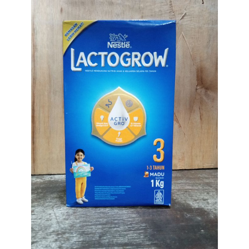 susu formula lactogrow 3 madu 1kg