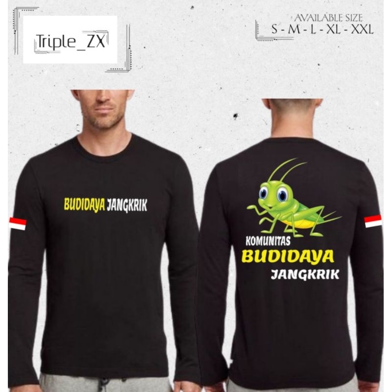 KAOS LENGAN PANJANG BUDIDAYA JANGKRIK