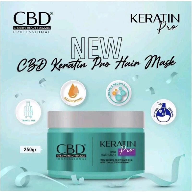 CBD KERATIN PRO HAIR MASK ORIGINAL 250gr