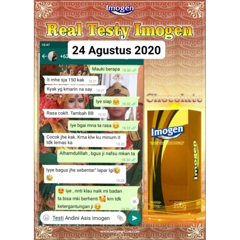 imogen coklat