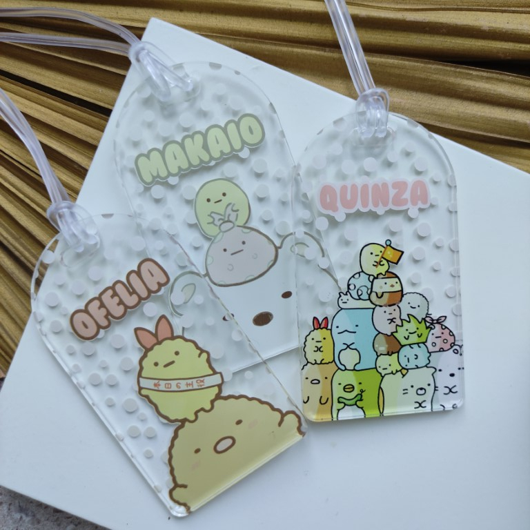 LUGGAGE TAG / GANTUNGAN KOPER SUMIKKO /GANTUNGAN TAS SUMIKKO / GANTUNGAN TAS Sumikko Gurashi /TAG KO