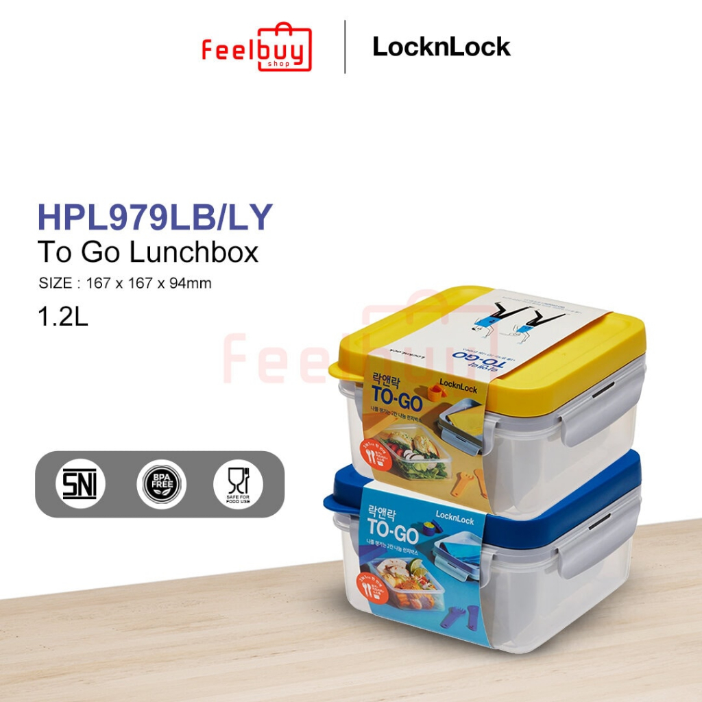 LocknLock To Go Lunchbox 1.2L HPL979LB/LY