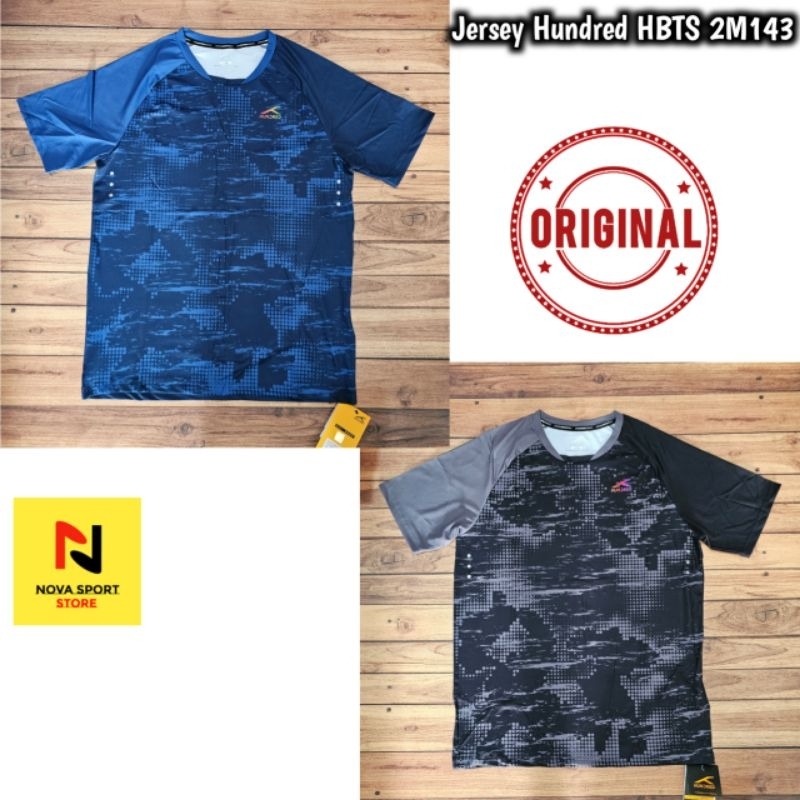 Hundred Jersey Kaos Badminton Hundred HBTS 2m143