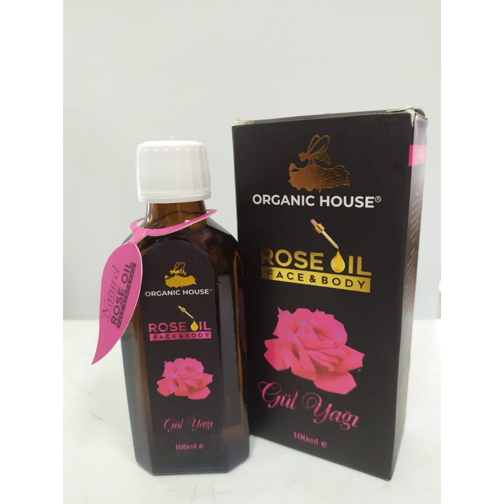 TERLARIS  Organic House Argan Oil & Rose Oil 100ml Asli Turki Mengandung Vitamin A dan E