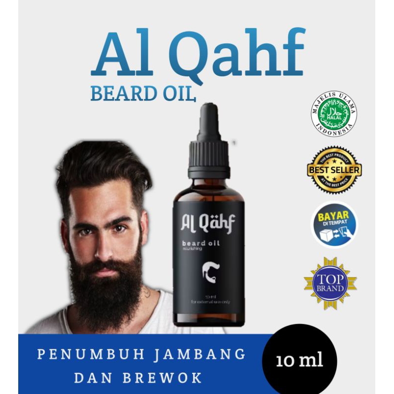AL QAHF oil Serum penumbuh rambut Pria Wanita || kepala rontok || pitak || lebat || botak kumis || b