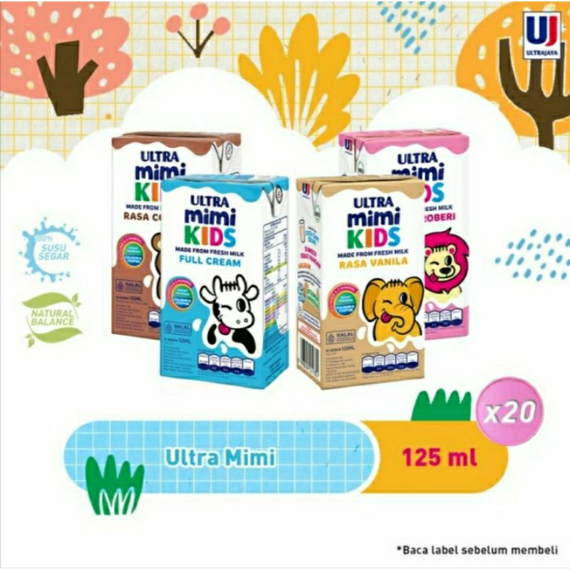 

susu ultra mimi kids 125ml [125ml-20pcs]