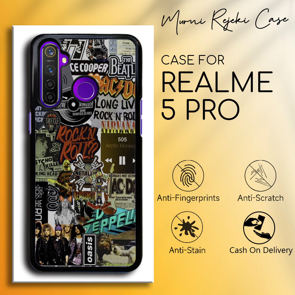 Casing REALME 5 PRO Case REALME 5 PRO Kesing Terbaru Band 3 Keren Gamezone Softcase Hardcase Premium