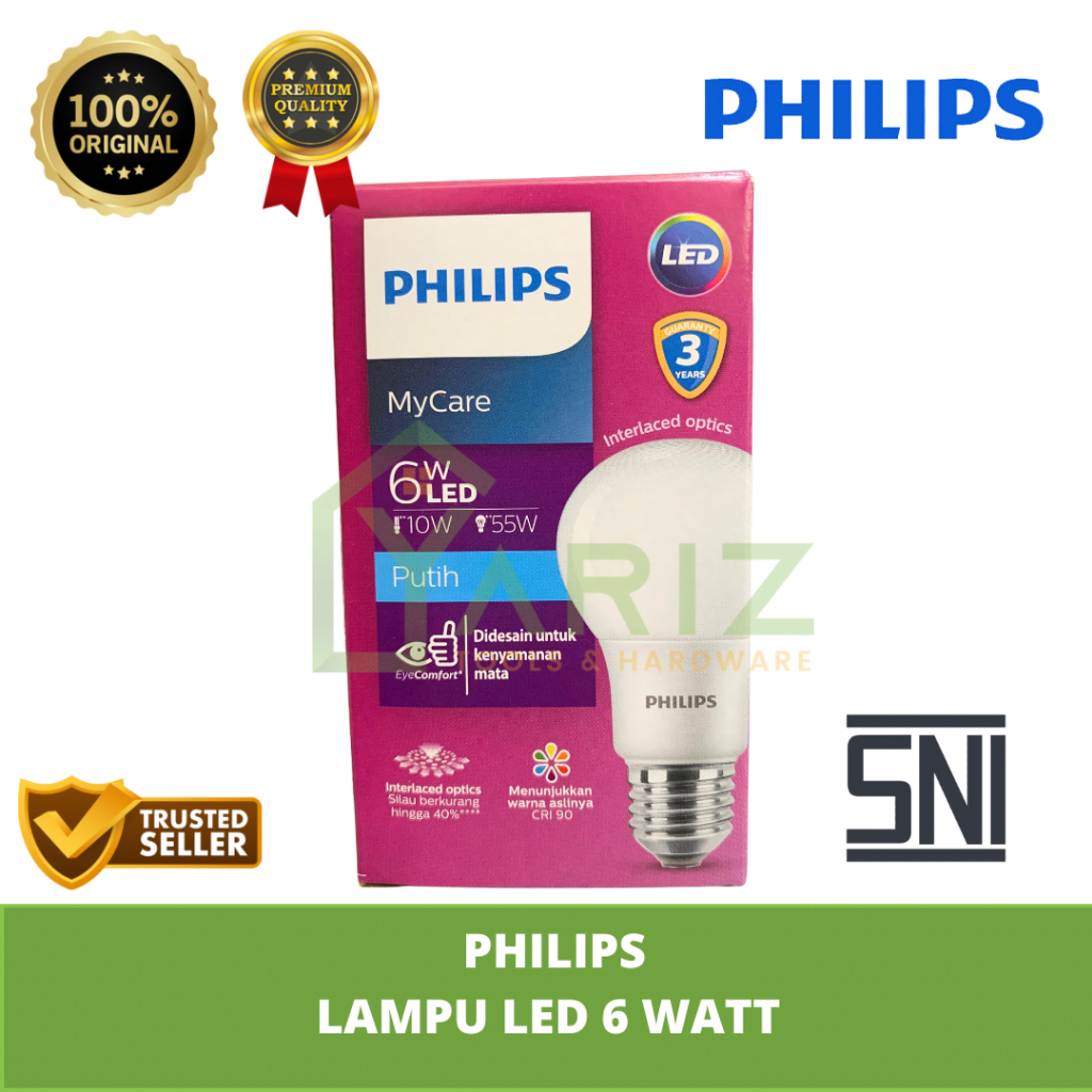 LAMPU LED 6 WATT PHILIPS