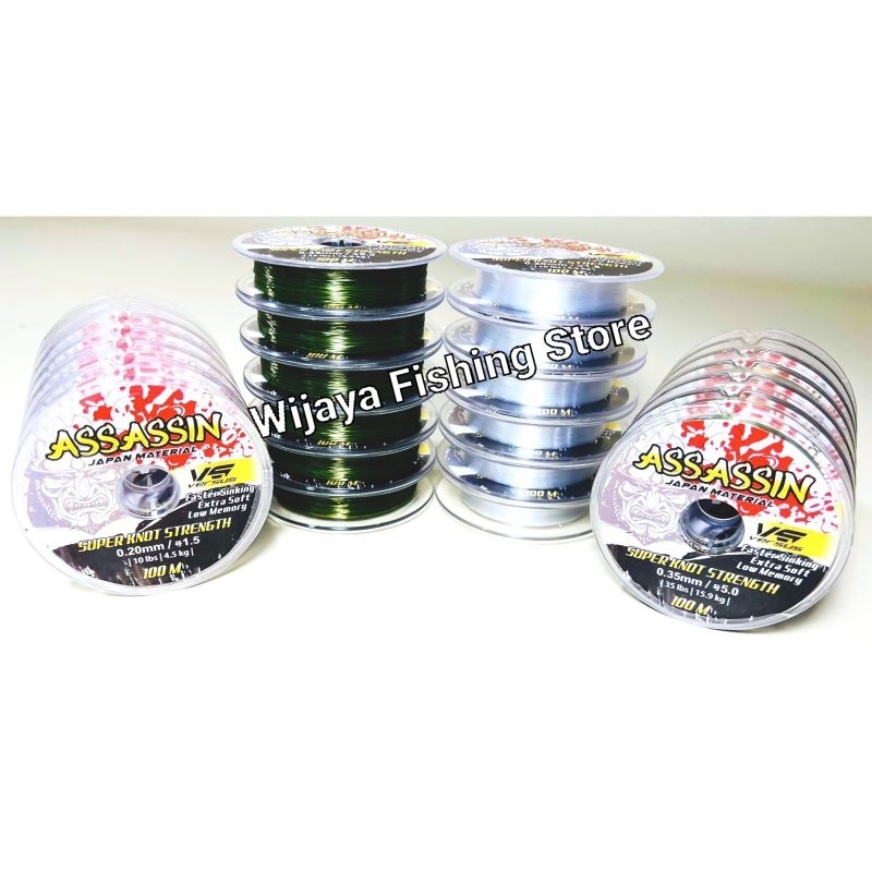 Senar Pancing Versus Assassin 100 meter connecting