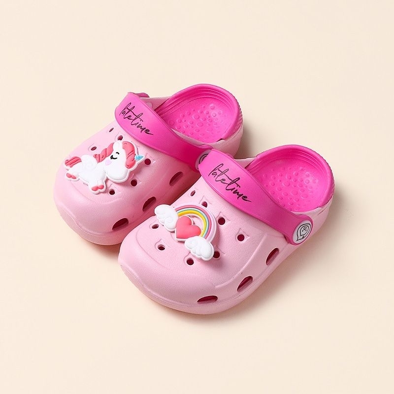 Sandal Anak Unicorn / Sandal Crocs Anak Perempuan / Sandal Anak Perempuan