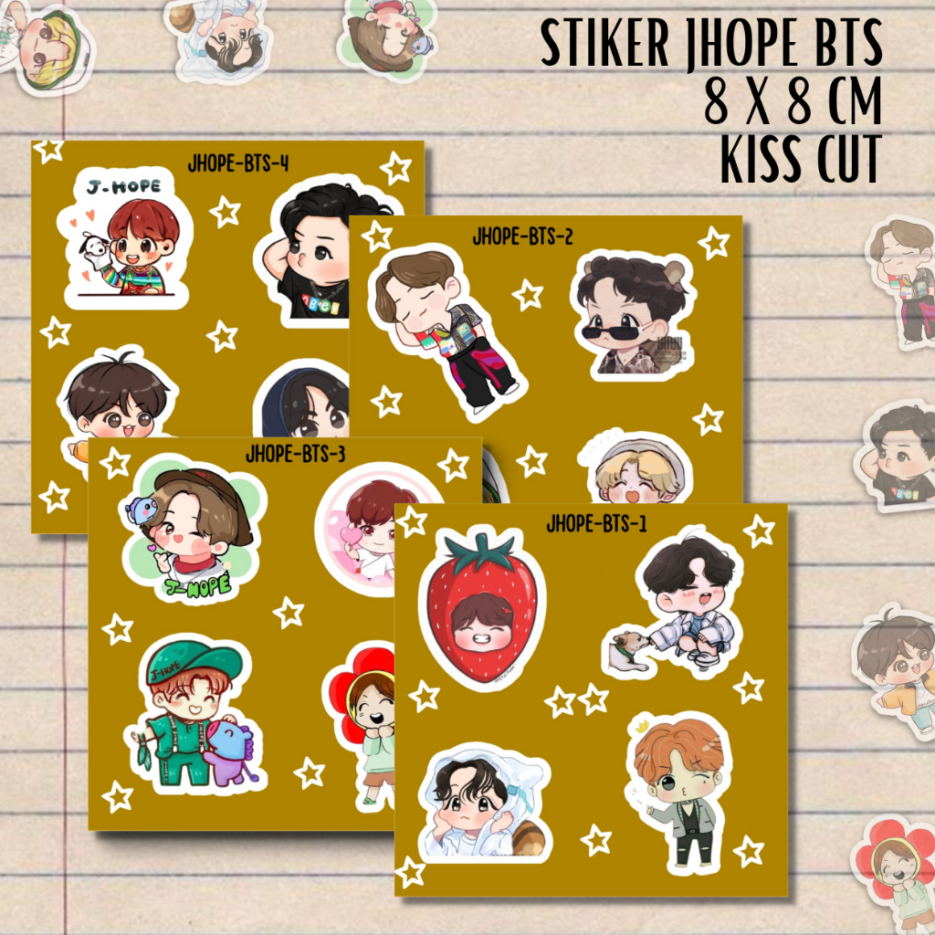 

JHOPE BTS | STIKER KARTUN | CUTE | Jung Ho-seok