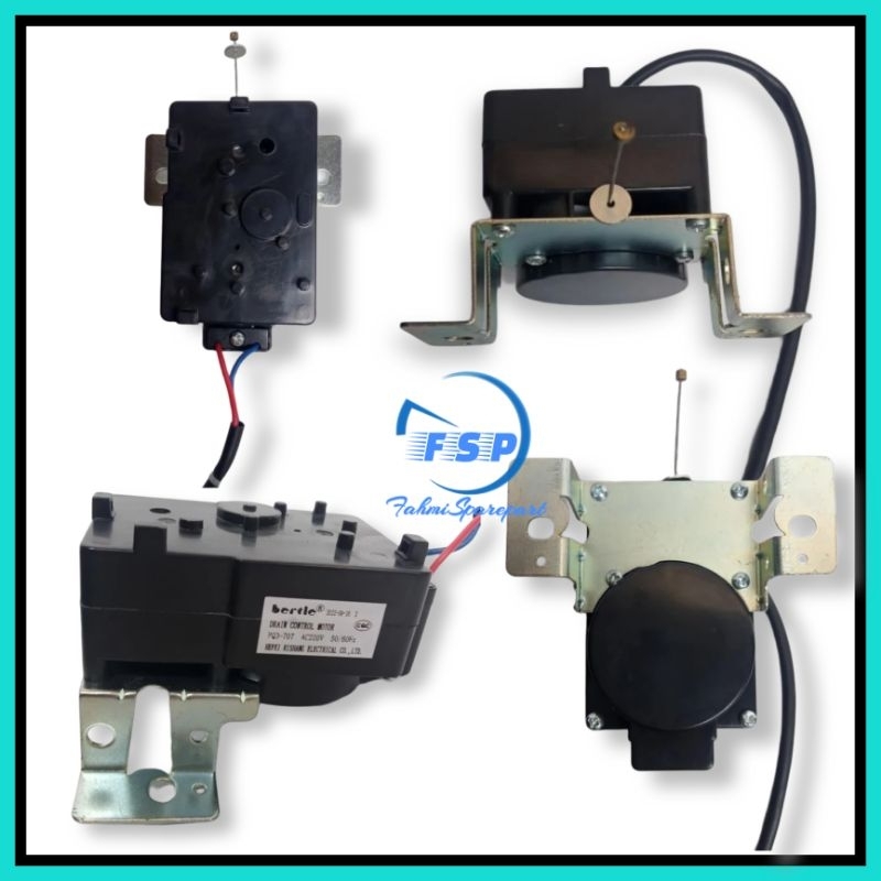 MOTOR DRAIN MESIN CUCI 1 TABUNG SHARP, MOTOR PEMBUANGAN MESIN CUCI SHARP
