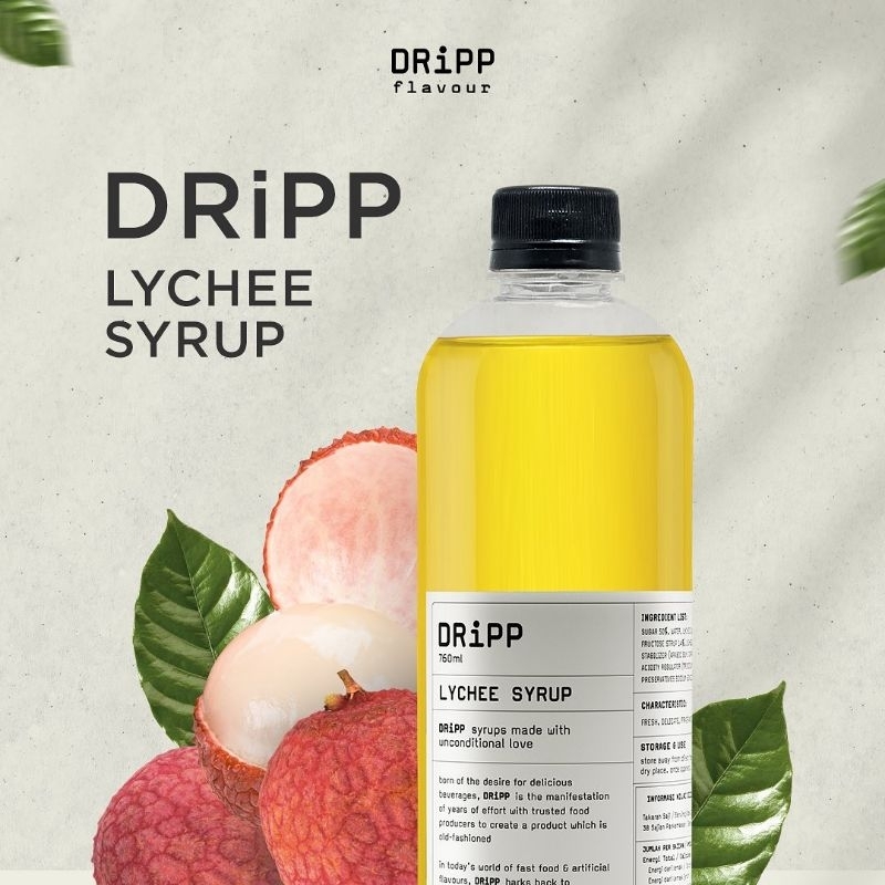 

Dripp Syrup Lychee 760ml