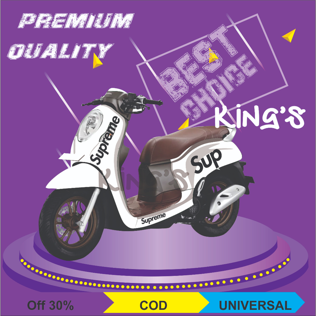 cutting sticker supreme for scoopy