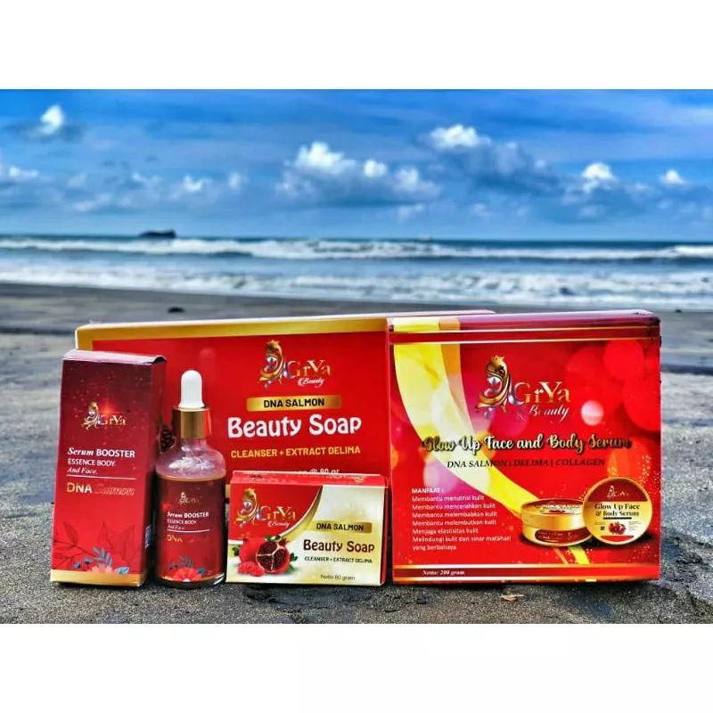 sabun DNA SALMON & serum booster GryaBeauty