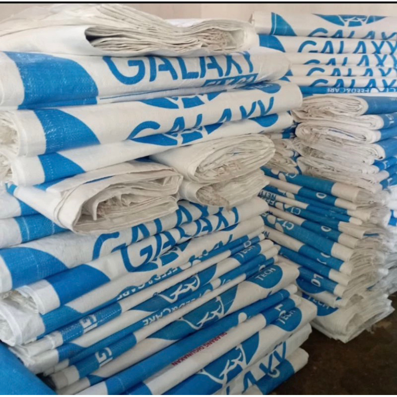 karung bagor bekas pakan ayam 50 kg wadah gabah