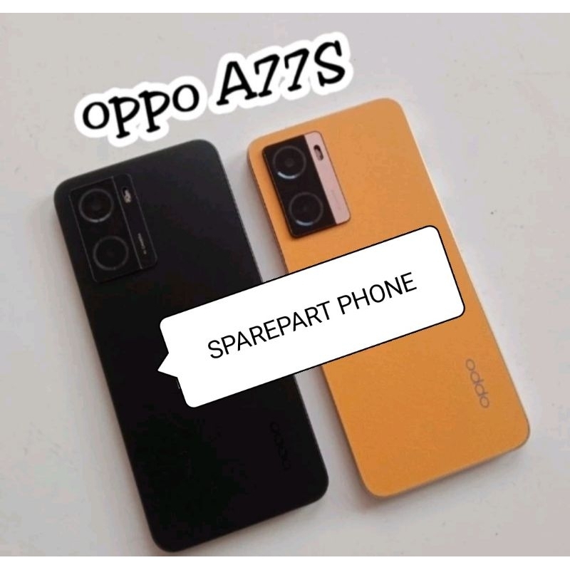 Original Back Casing Housing Sudah Termasuk Tombol Luar Oppo A77S | Back Door Tutup Belakang + Bezel Tulang Kerangka Tutup Mesin OPPO A77 S Original