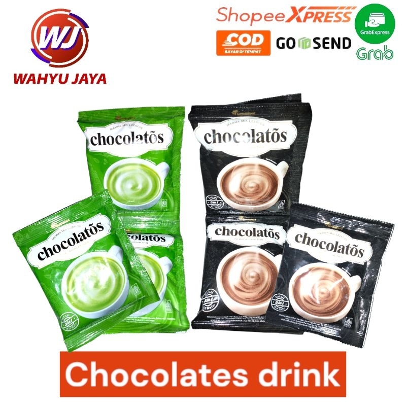 

chocolatos drink coklat/matcha renceng/10pcs
