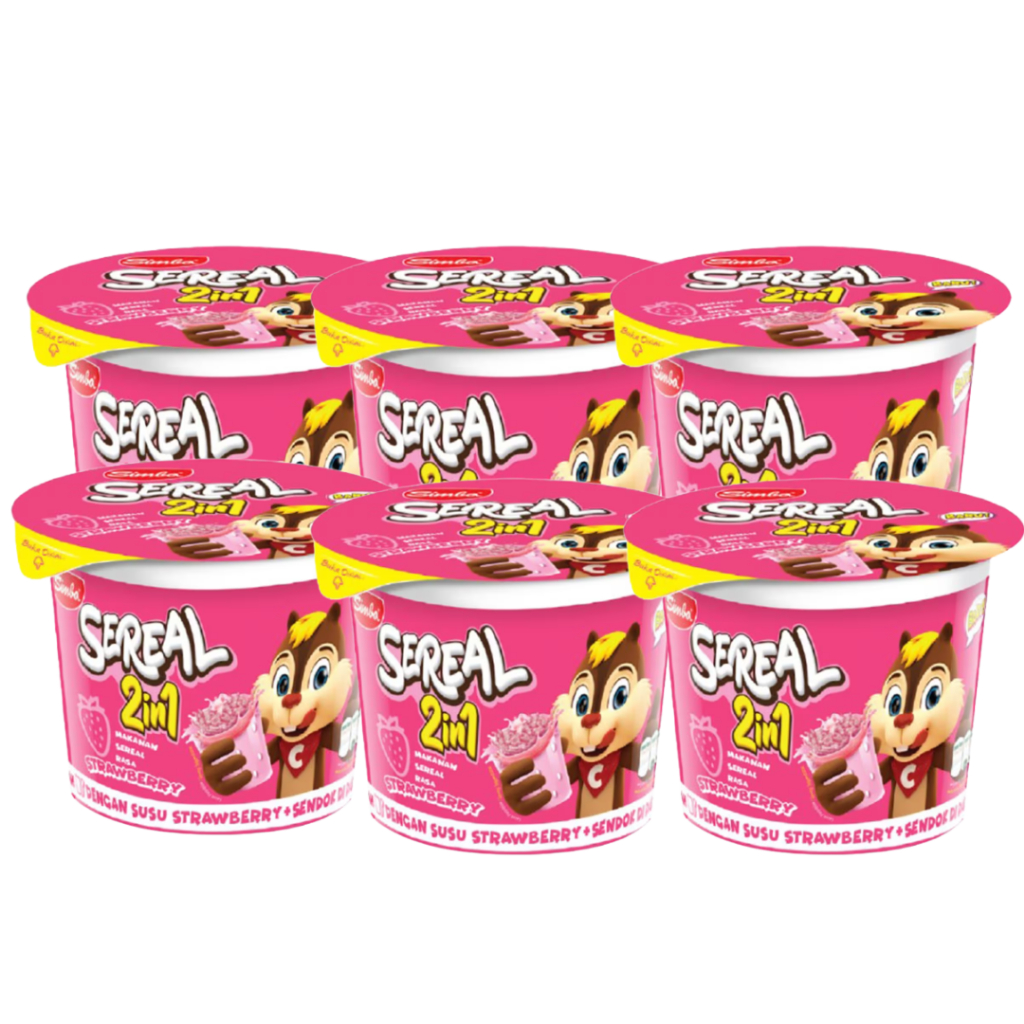 

Simba Sereal Combo 2in1 Cup Strawberry 1 Pak Isi 6 Pcs