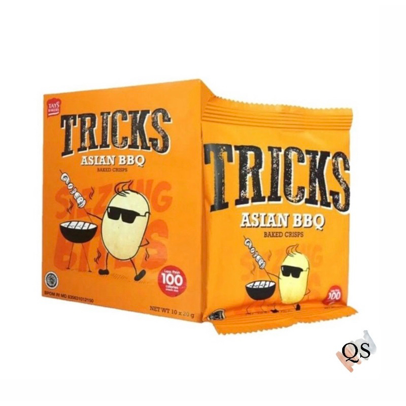 

Potato Tricks Asian BBQ Baked Crisps 1 Box 10pcs