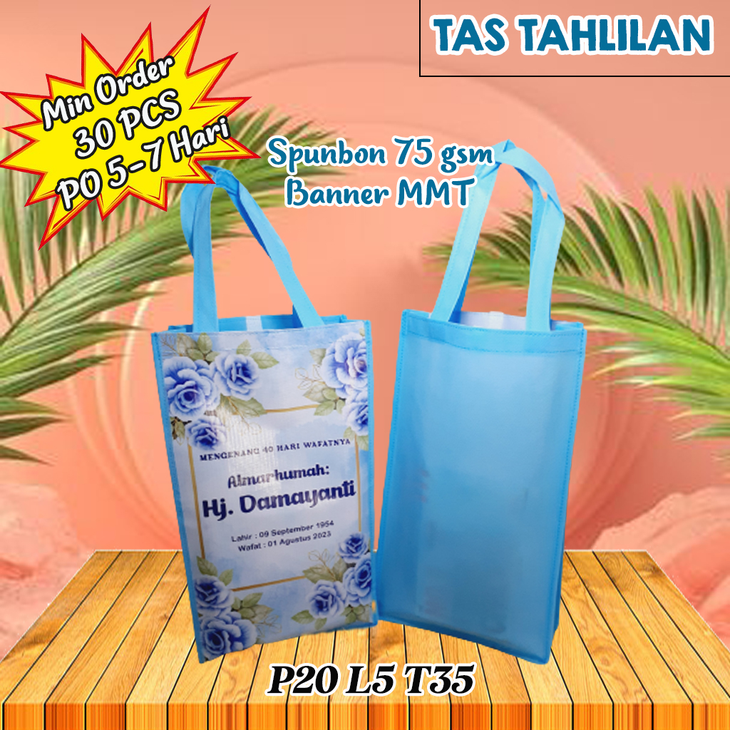 Tas Souvenir Kantong Tahlilan Mengenang 40 Hari Wafat Custom