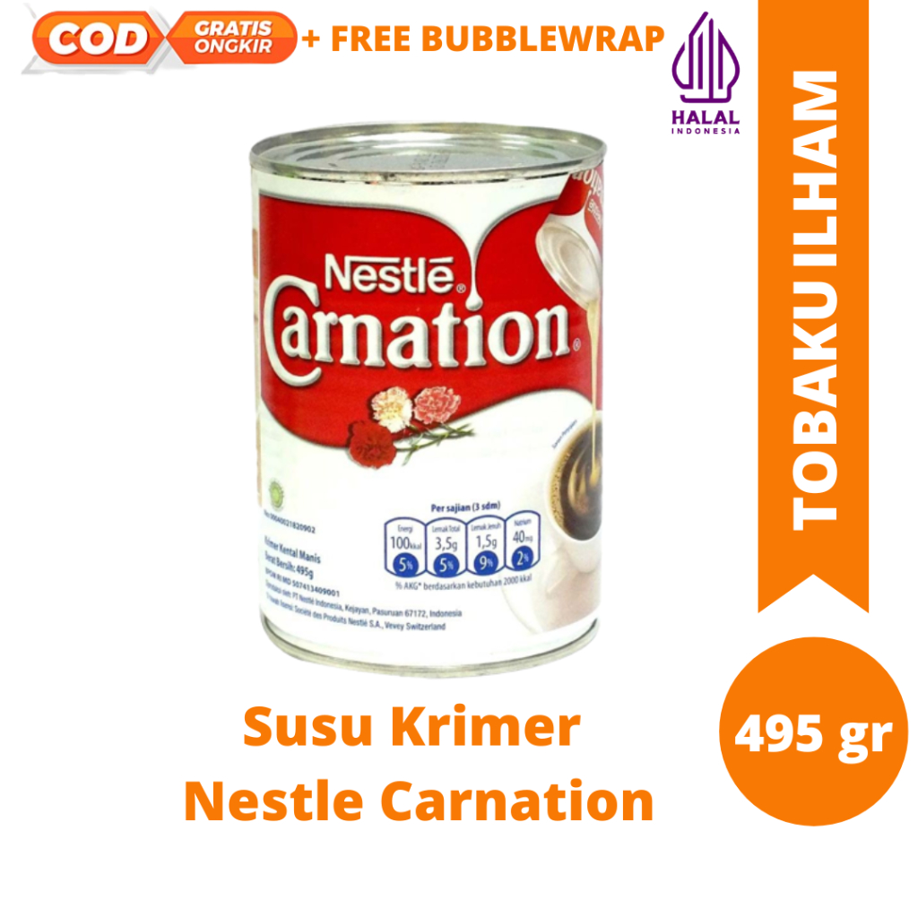 

Susu krimer / creamer / susu kental manis nestle carnation 495 gr