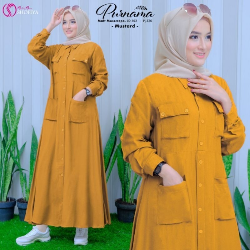 Gamis Purnama mustard