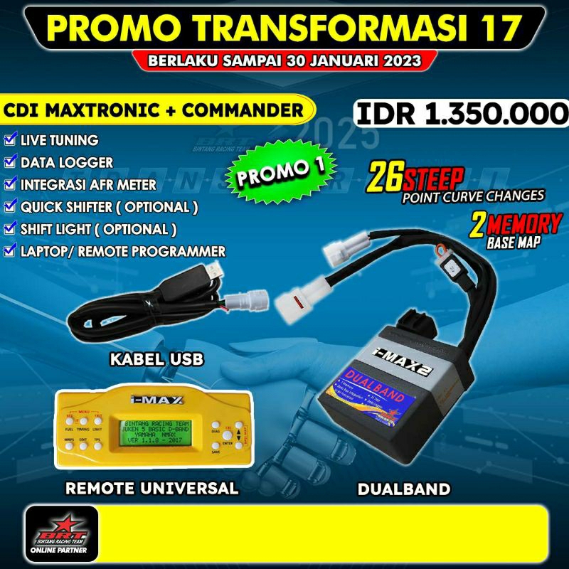 Promo CDI BRT Imax 2 Beat karbu / shogun 110 / scorpio / Tiger / Scorpio / KLX 150 / Jupiter Z / Mio