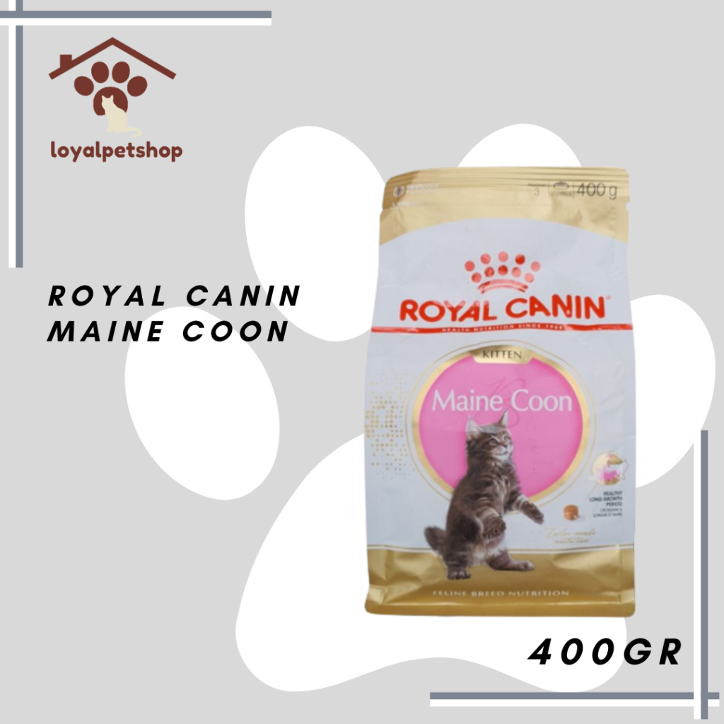 Makanan Kucing - Royal Canin Kitten Mainecoon 400gr (BACA DESKRIPSI)