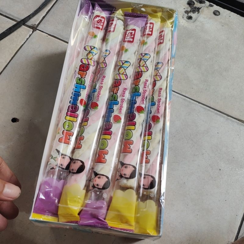 

30 permen Marshmellow long