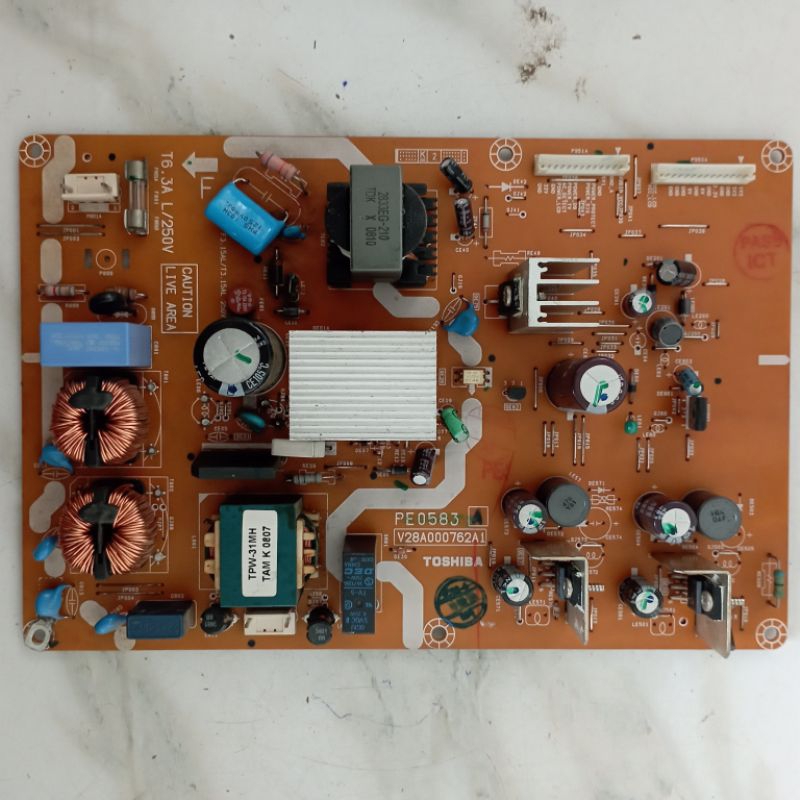 PSU POWER SUPPLY REGURATOR MESIN TV TOSHIBA 32AV500E/37AV500E PSU TOSHIBA 32/37