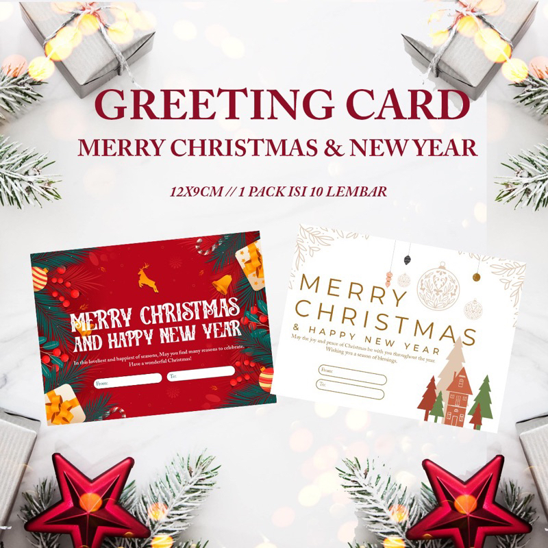 

KARTU UCAPAN NATAL CHRISTMAS GREETING CARD