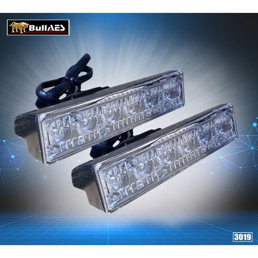 LAMPU LED STROBO GRILL 6 LED SUPER ION STROBO 026